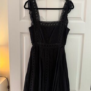 Elegant Black Lace Dress